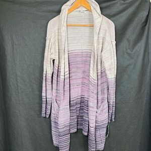 NWT Style & Co Women's Cardigan Hoodie
Knit Sweater Size M